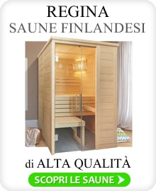Saune finlandesi da interno di lusso Regina