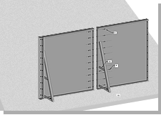 Piscina interrata in kit in pannelli d'acciaio Futura rettangolare 9x3 m - h.120 cm, fase del montaggio 3: i pannelli in acciaio
