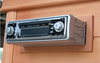 Sauna infrarossi Giorgia - Incluso nel kit sauna - Radio stereo AM/FM/CD