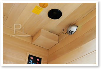 Sauna infrarossi Giada - accessori in dotazione