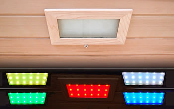 Sauna multifunzione Combi finlandese e infrarossi Bea 180 - Incluso nel kit sauna - Lampada LED