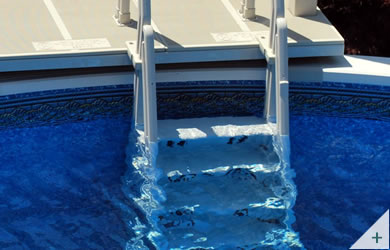 Scala vetroresina piscine interrate Model-In24 - Foto 3