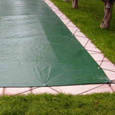 Copertura invernale occhielli+cavo -piscina rettangolare 12x6m 400gmq